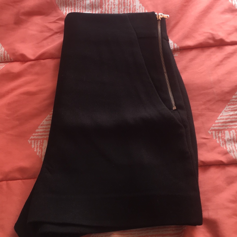 ZARA black dress shorts